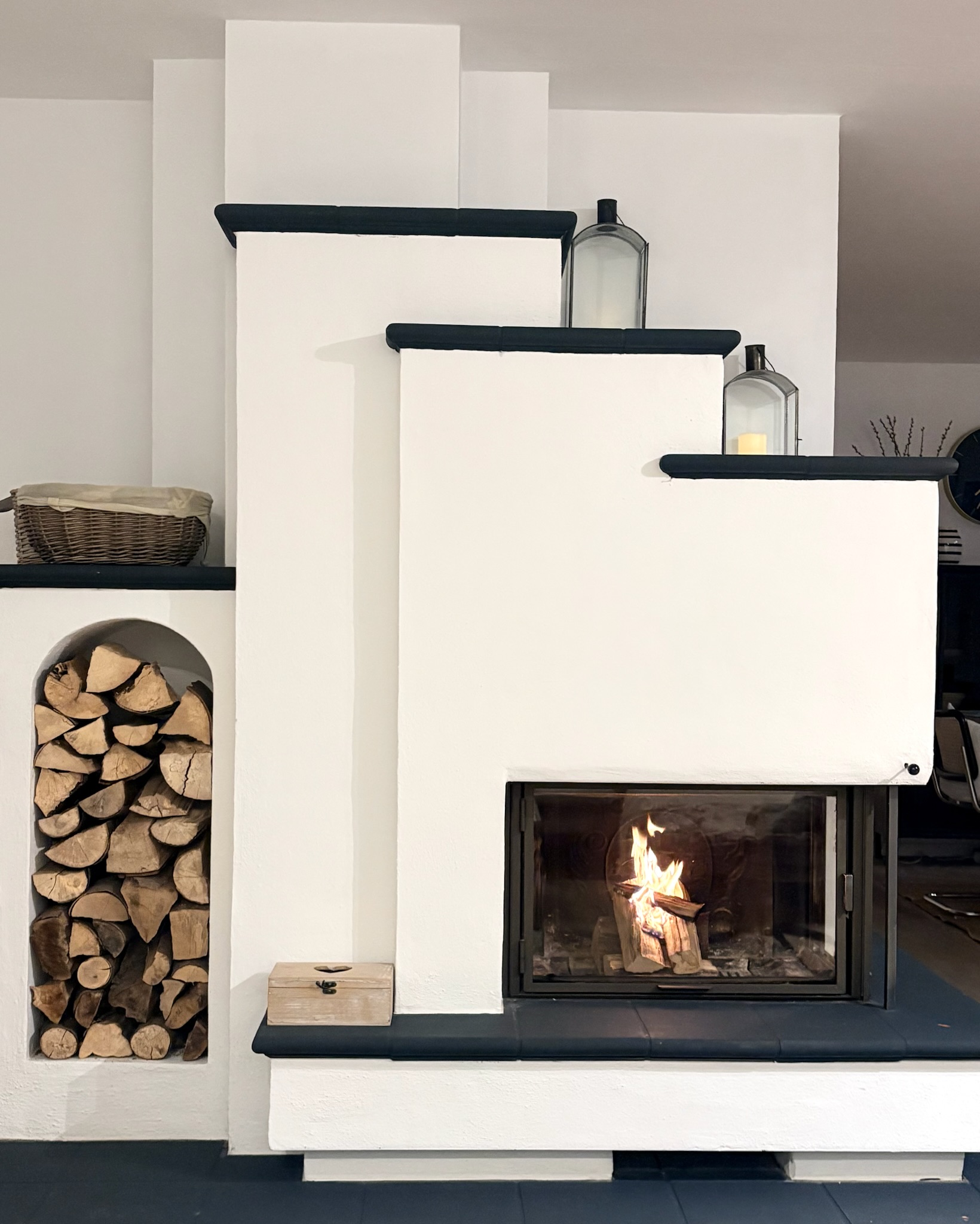 Living Letter Home Living DIY Kamin Makeover