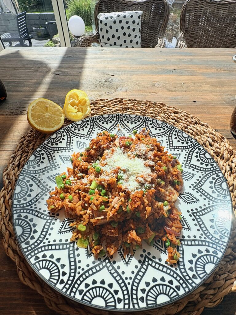 Living Letter Lecker Letter: Mehr als nur Restepfanne: Reis mit Thunfisch und Erbsen