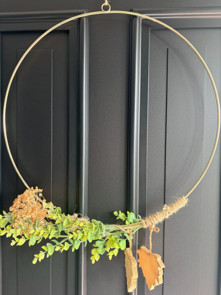 DIY Türkranz. 5 Minuten. 5 Euro.